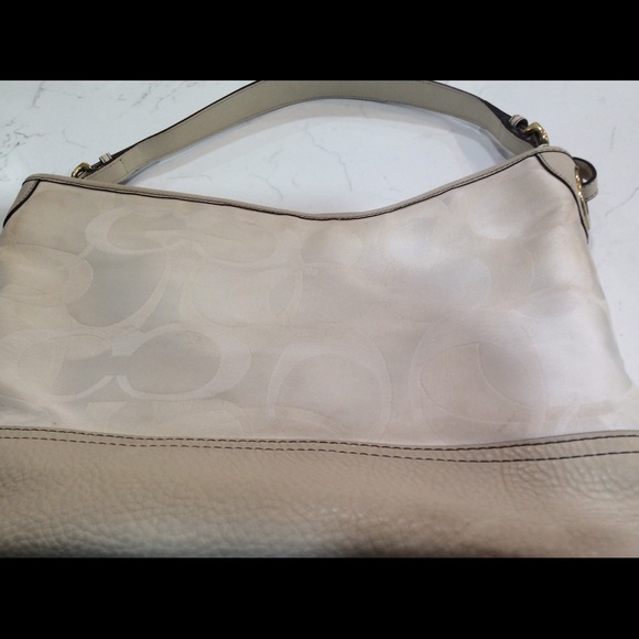 Coach Bucket Bag Off White y2k fabric logo - Picture 8 of 10